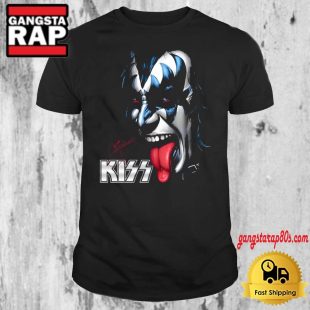 Kiss Band Music Tour 2024 Signature T Shirt Kiss Band Tee