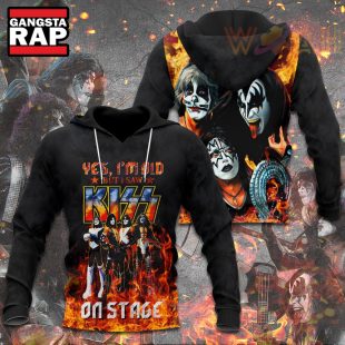 Kiss Band Yes Im Old But I Saw On Stage Hoodie Kiss Band Tour Shirt
