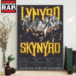 Lynyrd Skynyrd Thank You For The Memories 2024 Poster Canvas Art