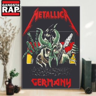 Metallica Germany 2024 Tour Wall Art Poster Canvas