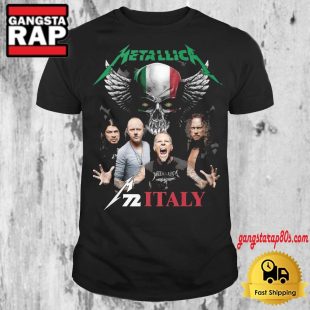 Metallica Italy 2024 Tour T Shirt