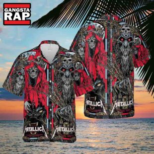 Metallica M72 Munich At Olympiastadion in Munich Germany Hawaiian Shirt