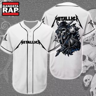 Metallica Metal M72 Rock Band Baseball Jersey