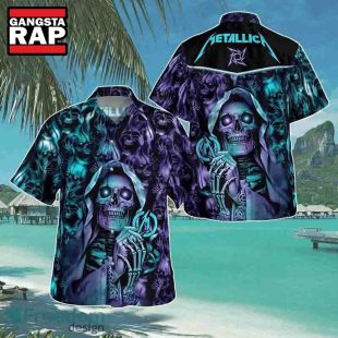 Metallica Rock Band Skull 2024 Hawaiian Shirt