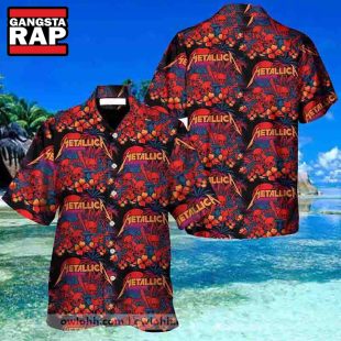Metallica Sunset Skulls 2024 Hawaiian Shirt