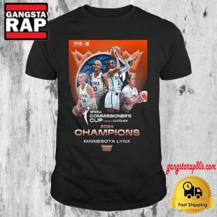 Minnesota Lynx 2024 Champions WNBA Commissioner's Cup Presented By Coinbase T Shirt