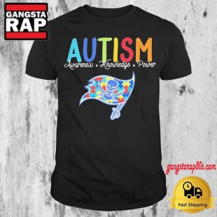 NFL Tampa Bay Buccaneers Autism Awareness Knowledge Power T Shirt