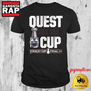 NHL Edmonton Oilers Quest For The Cup Stanley Cup Final 2024 T Shirt