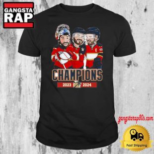 NHL Florida Panthers Chibi Champions 2023 2024 T Shirt