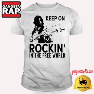 Neil Young Keep On Rockin In The Free World T Shirt Neil Young Tour T Shirt