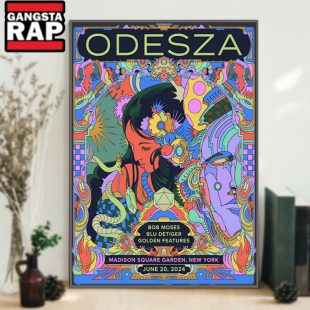 Odesza June 22 2024 Madison Square Garden New York NY Poster Canvas Art