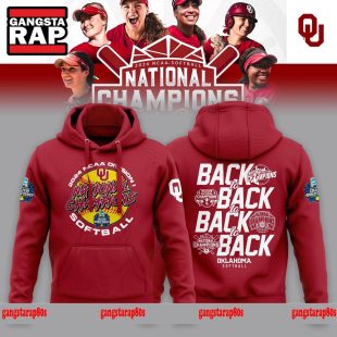 Oklahoma Sooners 2024 NCAA Softball Women's College World Series Champions Hoodie