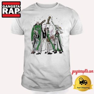 One Piece X Boston Celtics 2024 NBA Championship Final T Shirt