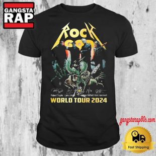 Rock God Metallica World Tour 2024 T Shirt