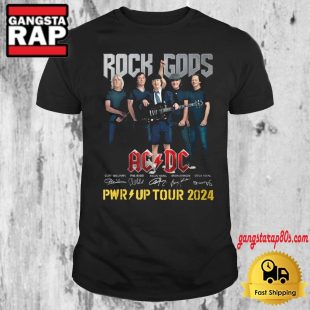 Rock Gods ACDC PWR Up Tour 2024 T Shirt PWR Up Tour Shirt