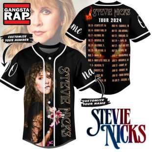 Stevie Nicks Tour 2024 Schedule Baseball Jersey Shirt