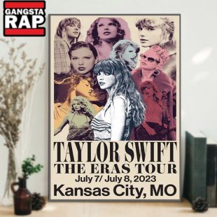 Taylor Swift The Eras Tour Cardiff UK June 18 2024 Poster Canvas Art