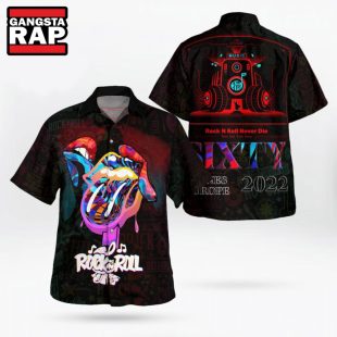 The Rolling Stone Rock N Roll Europe Tropical 2024 Hawaiian Shirt