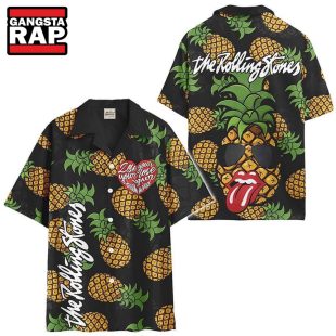 The Rolling Stones Lose Your Dream With Pineapple Pattern Summer Hawaiian Shirt