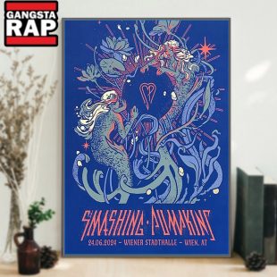 The Smashing Pumpkins June 24 2024 Wiener Stadthalle Wien AT Poster Canvas Art