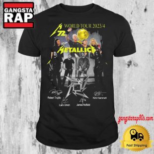 World Tour 2023 2024 Metallica Since 1981 Signature T Shirt