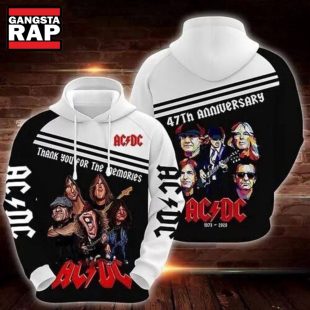 ACDC World Tour Pwr Up Tour Classic Rock Band Music Hoodie