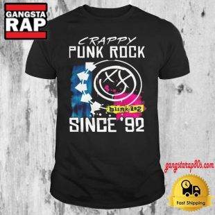 Blink 182 Crappy Punk Rock Since 92 T Shirt