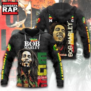 Bob Marley Graphics Design Signature Music Fans Gift Hoodie