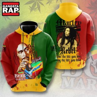 Bob Marley Lover The Life You Live 3D Hoodie