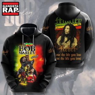 Bob Marley Lover The Life You Live Music All Over Print Hoodie