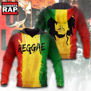 Bob Marley Reggae Music Fans Gift Hoodie