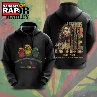 Bob Marley Three Little Birds 3D Hoodie