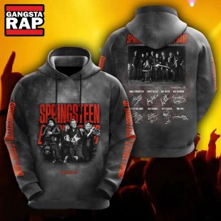 Bruce Springsteen Band Style Music Graphics Design 3D Hoodie