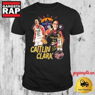 Caitlin Clark Fever 2024 WNBA All Star Signature T Shirt