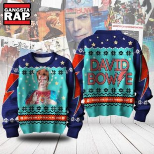 David Bowie I Move The Stars For No One Ugly Christmas Sweater