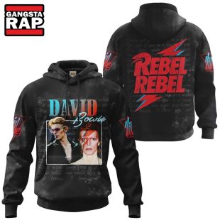 David Bowie Rebel Rebel All Over Print Hoodie