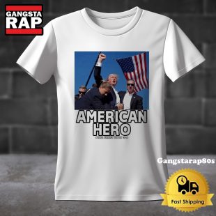 Donald Trump Shot Assassination Attempt American Hero Trump Filed Attempt TShirt