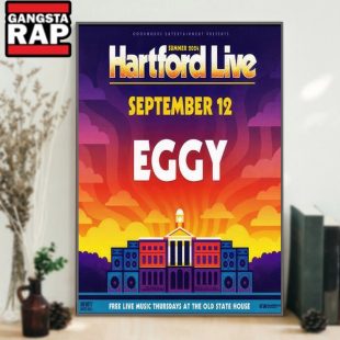 Eggy Sep 12 2024 The Old State House Hartford CT Poster Canvas Art