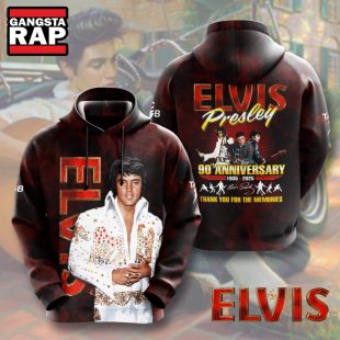 Elvis Presley 90th Anniversary 1935 2025 Hoodie