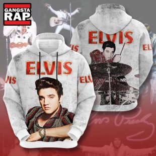 Elvis Presley Graphics Music Design 3D Hoodie