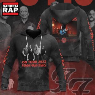 Foo Fighters On Tour 2023 Graphics Design Hoodie