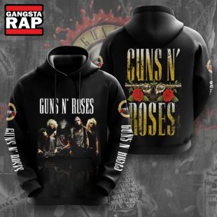 Guns N' Roses Music Graphics Design 3D Hoodie