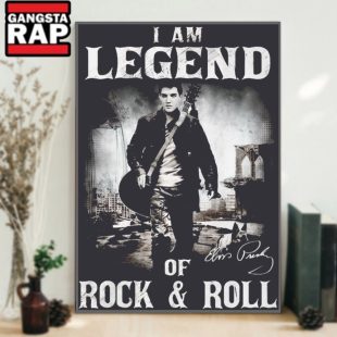 I Am Legends Of Rock And Roll Elvis Presley Signature Poster Canvas Art