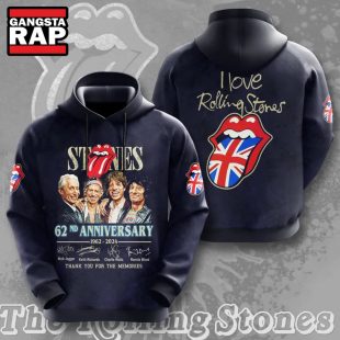 I Lover The Rolling Stones 3D Hoodie