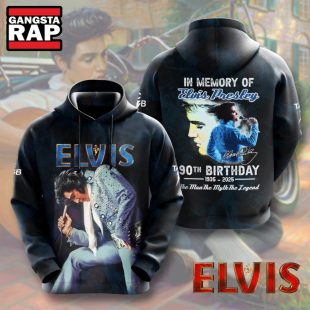 In Memory Of Elvis Presley 90th Birthday 1935 2025 Hoodie Shirt