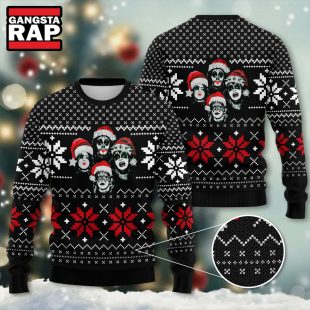 Kiss Band Fan Lover Design Ugly Christmas Sweater