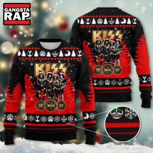 Kiss Band Funny Ugly Christmas Sweater