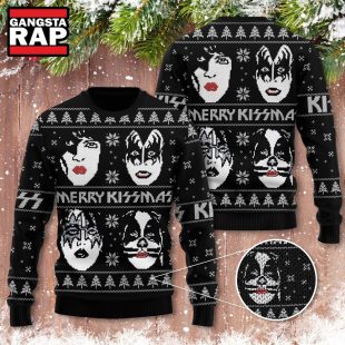 Kiss Band Xmas Tree Ugly Christmas Sweater