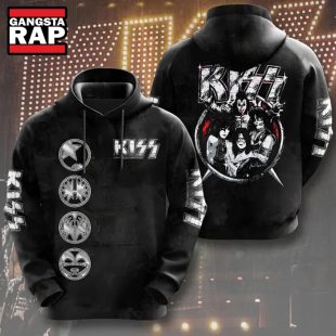 Kiss Rock Band Music Graphics All Over Print Hoodie