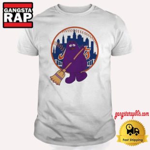 MLB New York Mets and Grimace Sweep LFGM T Shirt